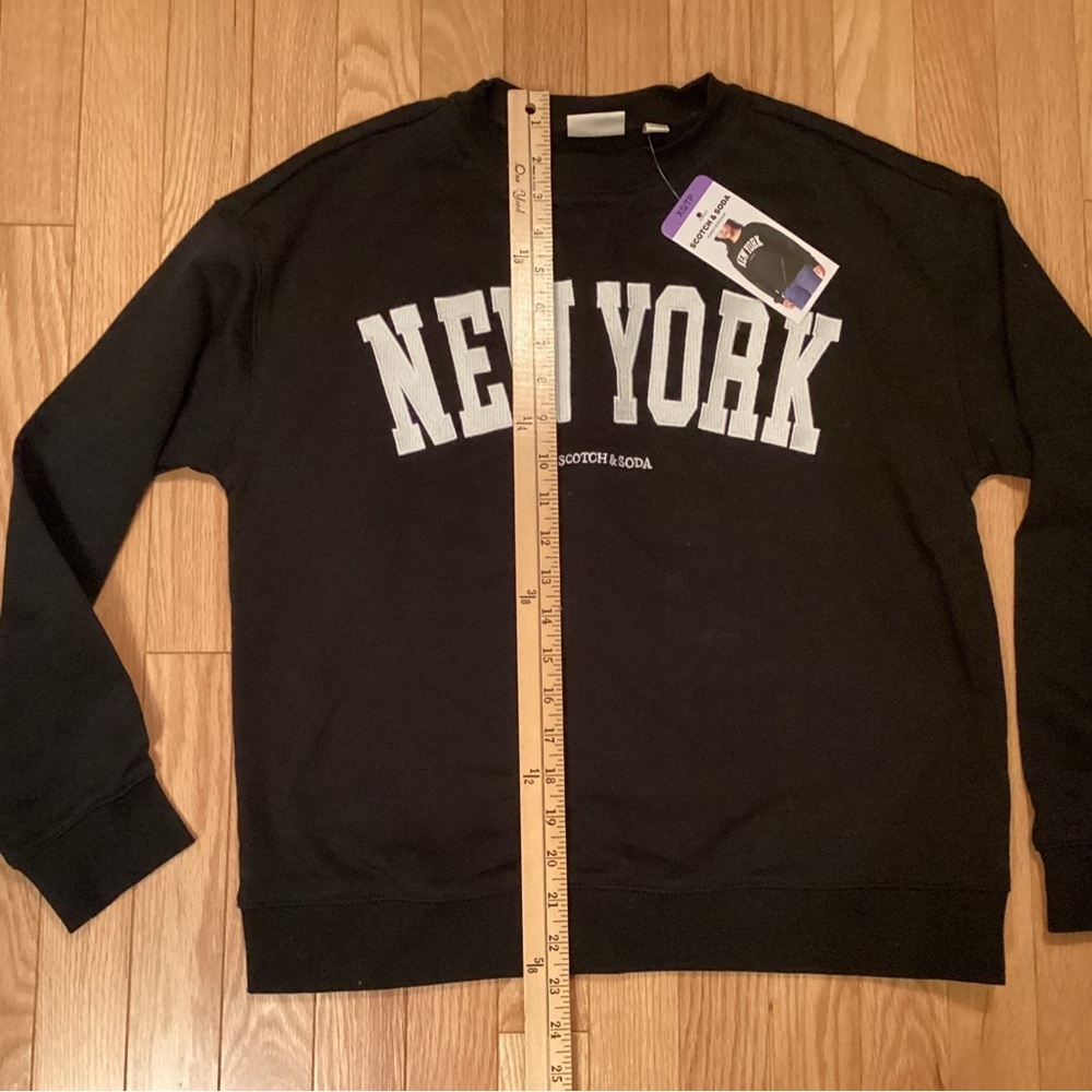 Scotch & Soda, New York Crewneck Sweatshirt, Xsmall, 100% cotton - Picture 8 of 9
